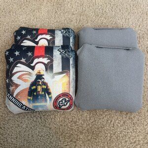 Gladiator Cornhole Gear 2025 Annihilator Pro Bags (4) & Sidekick carrying case